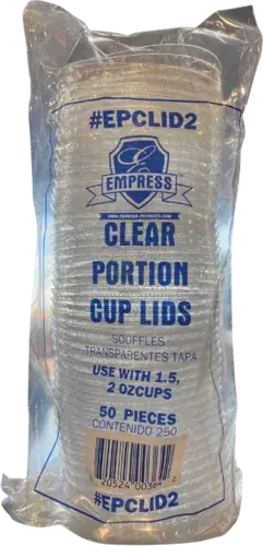 Emp Clear Portion Cup Lid