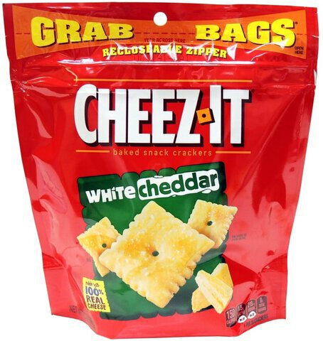 Cheez It Baked Snack Crackers White Cheddar Grab Bag