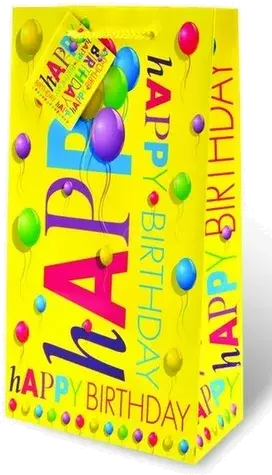 Happy Birthday Printed Paper Gift Bag