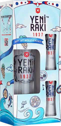 Yeni Raki Gift Set With Glasses