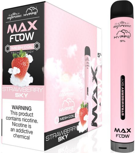 Hyppe Max Flow Mesh Puffs Nic Salt 6ml Disposable Vape Strawberry Sky