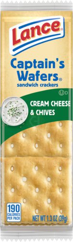 Lance Captain's Wafers Cream Cheese & Chives Crackers