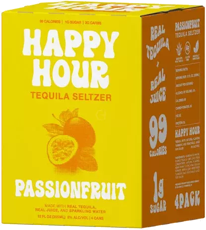 Happy Hour Passionfruit Tequila Seltzer