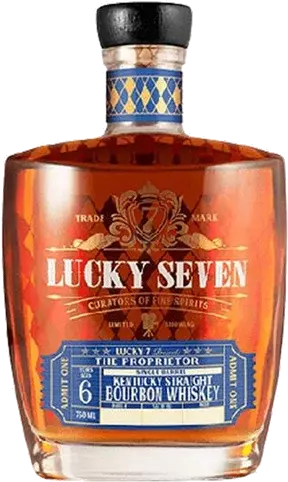 Lucky Seven Spirits Years Old The Proprietor Cask Strength Kentucky Straight Bourbon Whiskey