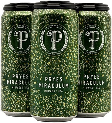Pryes Brewing Miraculum Midwest IPA Can