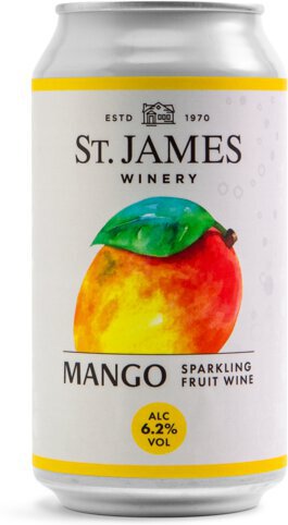 Saint James Sparkling Fruit Wine Mango Can