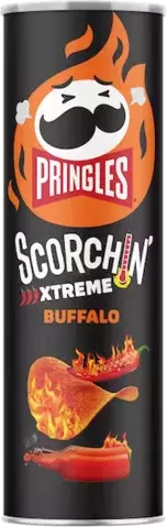 Pringles Potato Crisps Chips Scorchin Buffalo