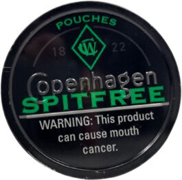 Copenhagen Spitfree Green Mint Pouches