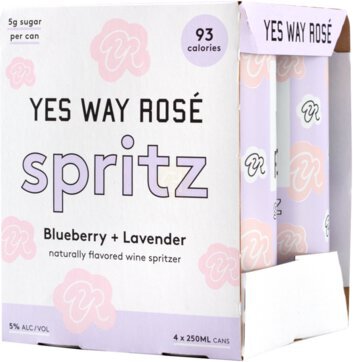 Wine Yes Way Rose Spritz Blueberry Lavender