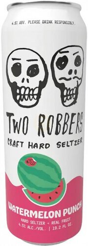 Two Robbers Craft Hard Seltzer Watermelon Punch