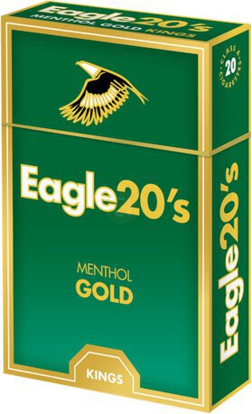 Eagle 20's Menthol Gold Carton