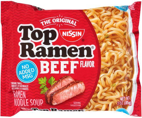 Nissin Top Beef Chicken Flavor 85g