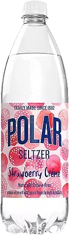 Polar Strawb Creme Seltzer Ltr