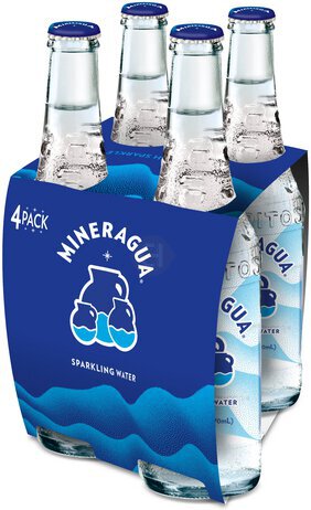 Mineragua Sparkling 4x12oz