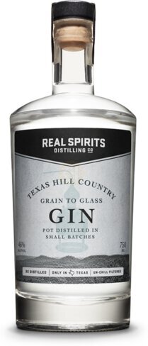 Real Spirits Distilling Texas Hill Country Gin