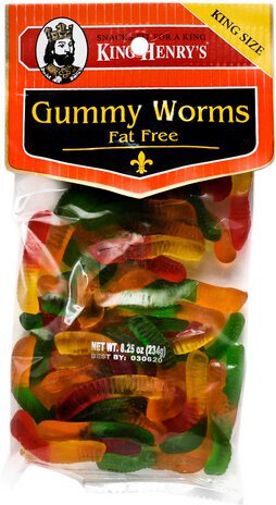 King Henrys Gummy Worms Fat Free
