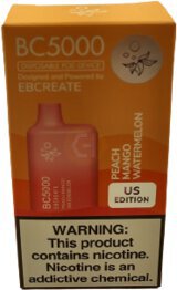 Elf Bar Vape Peach Mango Watermelon Bc5000 Puff