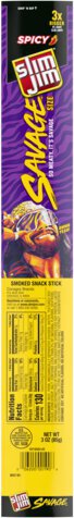 Slim Jim Savage Spicy Meat Stick