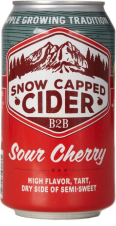 Snow Capped Sour Cherry Hard Cider Cherry Colorado 4/12 Oz