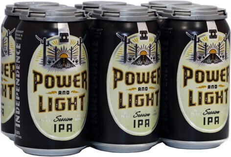 Independence Power & Light Pale Ale Cans