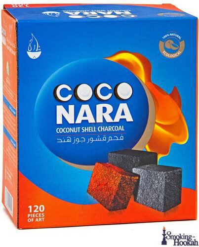 120 Pieces Coco Nara Natural Coconut Hookah Charcoal
