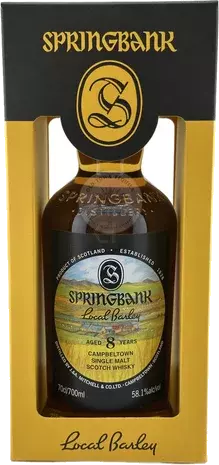 Springbank 8yr Local Barley Single Malt Scotch