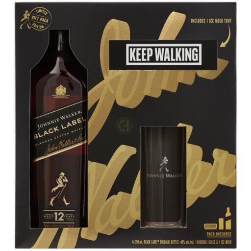 Johnnie Walker Black Label Gift Set - Kreston Wine & Spirits