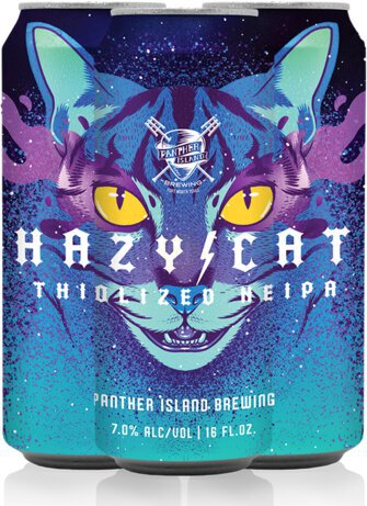 Panther Island Hazy Cat New England Ipa