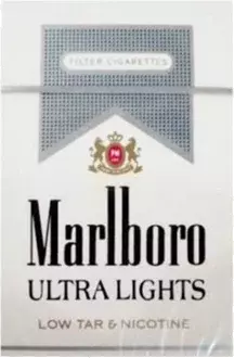 Marlboro Silver Pack Ultra Lights Box