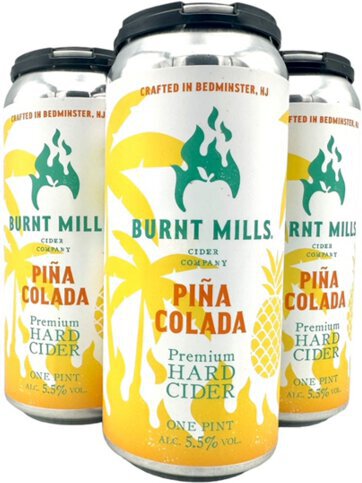 Burnt Mills Pina Colada Premium Hard Cider Limited Release