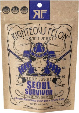 Righteous Felon Seoul Sruvivor Korean Bbq Craft Jerky Bag