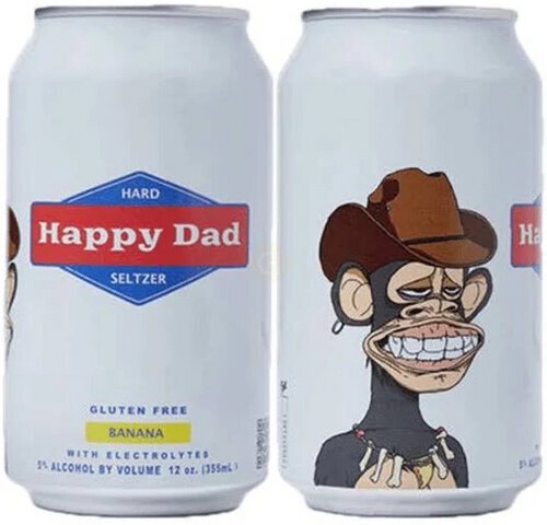 Happy Dad Hard Seltzer Limited Edition Banana Single