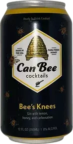 Black Button Distilling Can Bee Bees Knees Canned Cocktail