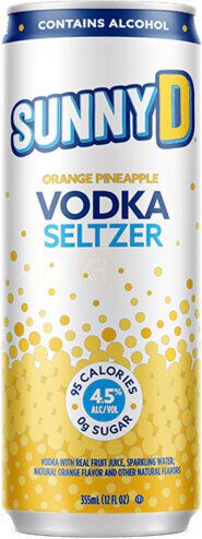 S Sunny D Vodka Seltzer Orange Pineapple Single