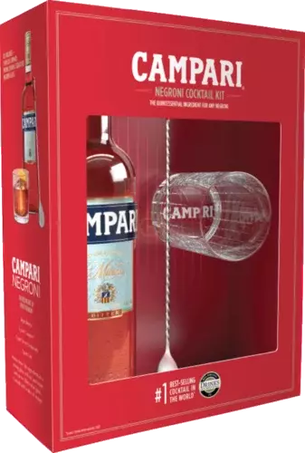 Campari Negroni Cocktail Kit Gift Set