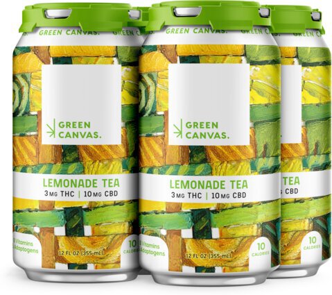 Green Canvas 3mg Thc 18mg Cbd Lemonade Tea