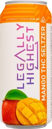 Legally Highest Raspbery Acai Mango 60mg Thc Seltzer