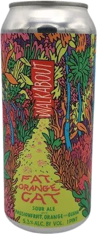 Fat Orange Cat Walkabout Passionfruit Orange Guava Sour Ale Limited Release