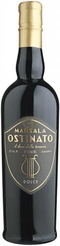 Ostinato Marsala Dolce Fine Amber Grillo Inzolia Catarratto Sicily Italy