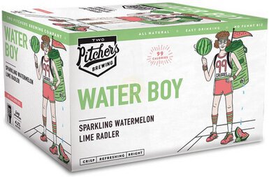 Two Pitchers Brewing Water Boy Sparkling Watermelon Lime Radler