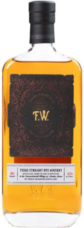 Fierce Whiskers Straight Rye Whiskey