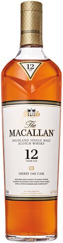 The Macallan 12 Years Old Sherry Oak Single Malt Scotch Whisky 750ml