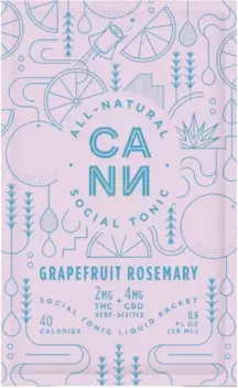 Cann Grapefruit Rosemary Roadie 2mg Thc Mixer Packet