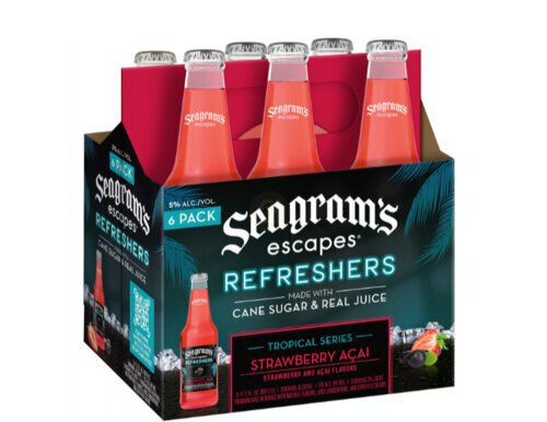 Seagrams Refreshers Strawberry And Acai Flavors 6packs Of Bottels