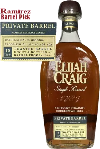 Elijah Craig Toasted Barrel Barrel Proof Creme De La Creme