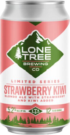 Lone Tree Brew Strawberry Kiwi Blonde Ale 6 Pack Cans