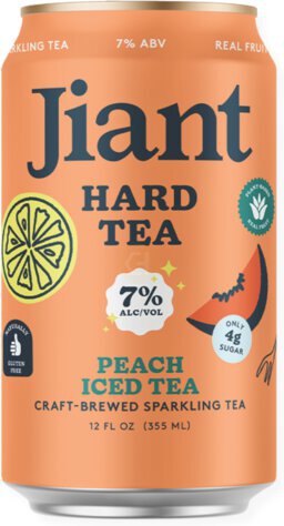 Jiant Hard Kombucha Peach Iced Tea