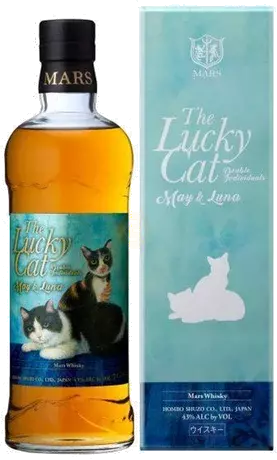 Mars Distillery The Lucky Cat Double Individuals May And Luna Japanese Blended Whisky Abv