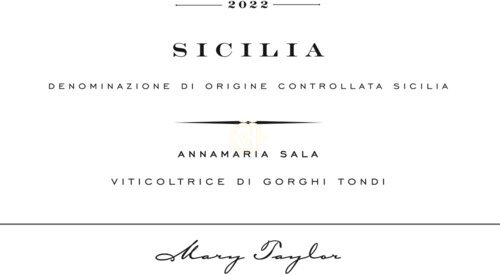 Mary Taylor Sicilia Rosso Nero D'avola Annamaria Sala