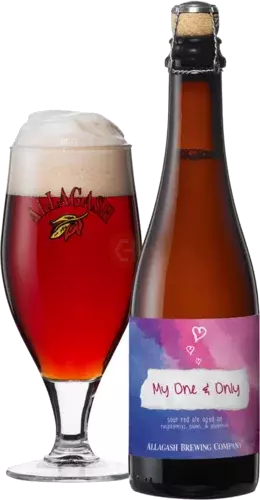 Allagash My One And Only Sour Red Ale Aged On Raspberries Plums & Pluerries